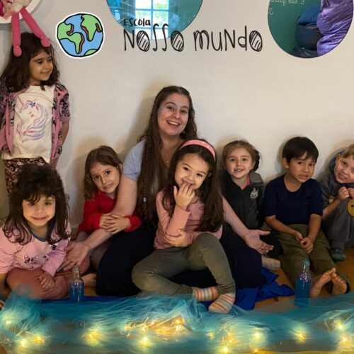 Turma Sentindo I, Educação Infantil, Escola Nosso Mundo.