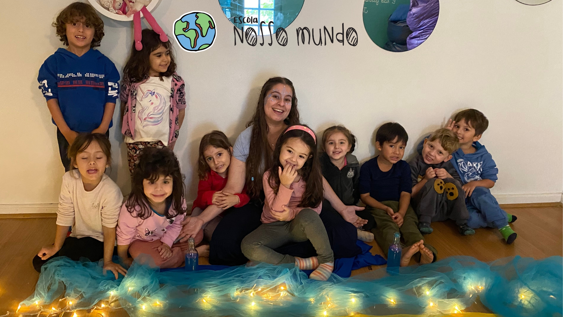 Turma Sentindo I, Educação Infantil, Escola Nosso Mundo.